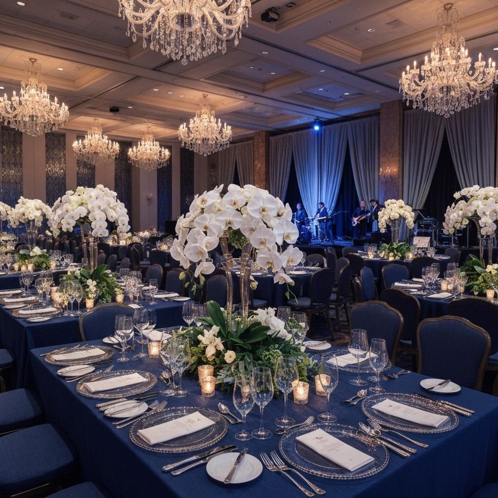 Luxury corporate event