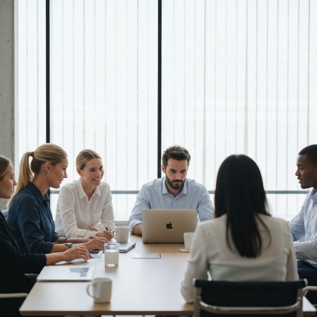 Professional team collaboration